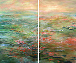 Josephine Haden: Impressions - Colors Advance Diptych